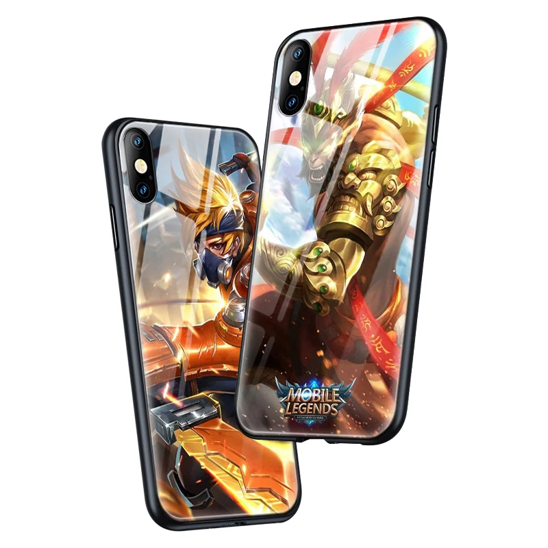 DIY Print mobile legends TPU Glass phone case for iPhone 11 X Phone Cover for Samsung Galaxy S10 A50 A70 Hard Mobile phone case, Black
DIY Print mobile legends TPU Glass phone case for iPhone 11 X Phone Cover for Samsung Galaxy S10 A50 A70 Hard Mobile phone case, Black