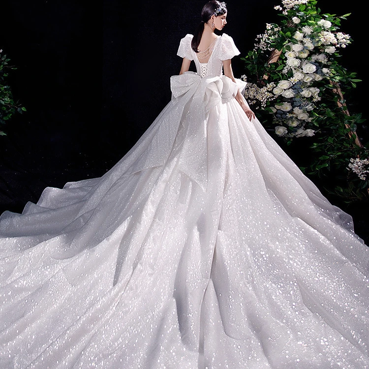 One Shoulder Wedding Dress 2022 New Bride'S Main Wedding Dress Dignified Big Tail Temperament Style Main Wedding Dress, As pic
One Shoulder Wedding Dress 2022 New Bride'S Main Wedding Dress Dignified Big Tail Temperament Style Main Wedding Dress, As pic