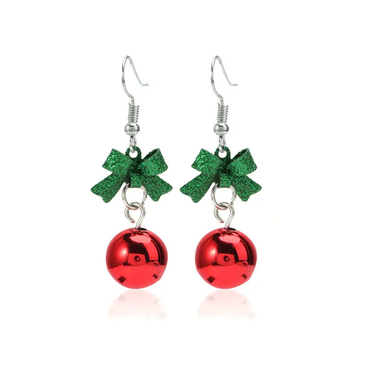 Foreign trade Christmas earrings Creative bow Christmas red bead earrings Christmas series jewelry wholesale
Foreign trade Christmas earrings Creative bow Christmas red bead earrings Christmas series jewelry wholesale