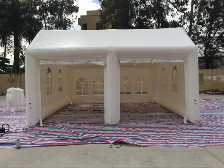 Customized Portable Inflatable Tent White Camping Inflatable Outdoor Party Tent