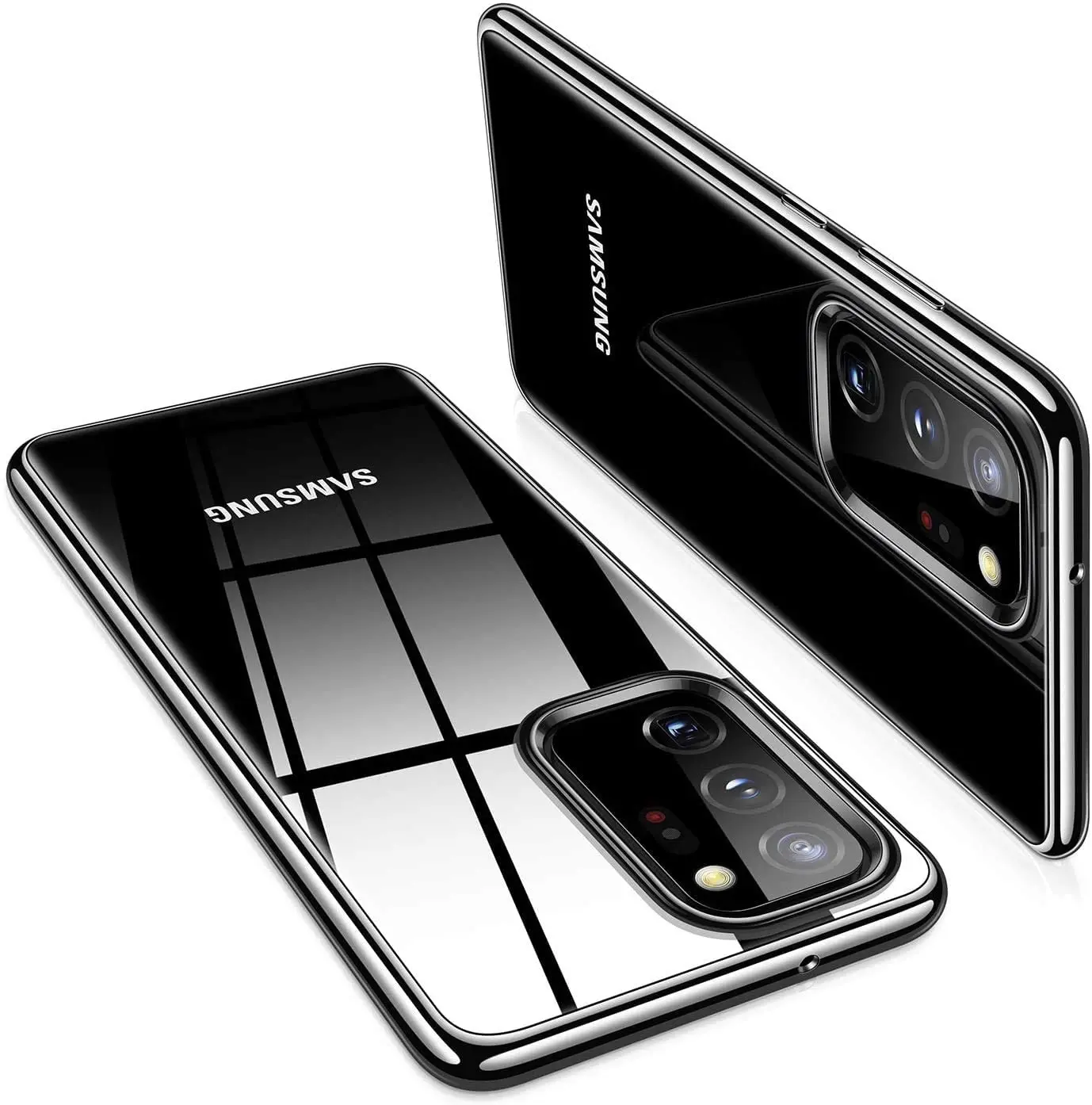 TORRAS Hot Crystal Clear Case For Samsung Galaxy Note 20 Ultra Multi-color Rubber Clear Case For Galaxy S20 Silicone Phone Case, Glossy black, blue, clear
TORRAS Hot Crystal Clear Case For Samsung Galaxy Note 20 Ultra Multi-color Rubber Clear Case For Galaxy S20 Silicone Phone Case, Glossy black, blue, clear