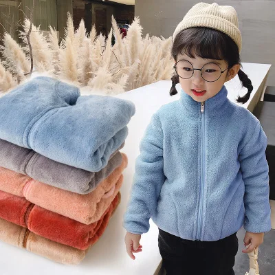 2021 Autumn Winter Girls Plush Coats Kids Soft Turtleneck Outwear Keep Warm Children's Coral Fleece Zipper Jackets for Girls New
2021 Autumn Winter Girls Plush Coats Kids Soft Turtleneck Outwear Keep Warm Children's Coral Fleece Zipper Jackets for Girls New