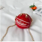 Bags Leather 2021 New Arrival Basketball Bags For Ladies Pu Leather Girl Purse Printed Basketball Handbag
