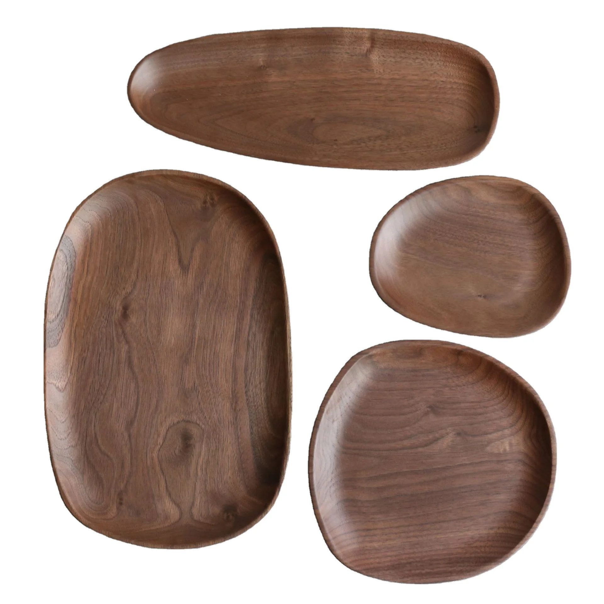 Cy Irregular Acacia Mangium Plate Shaped Solid Wood Snack Snack Fruit Dish Black Walnut Wooden Plate
Cy Irregular Acacia Mangium Plate Shaped Solid Wood Snack Snack Fruit Dish Black Walnut Wooden Plate