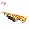 40FT 80tons 3 Axle Container Carrying Skeleton Interlink Semi Trailer