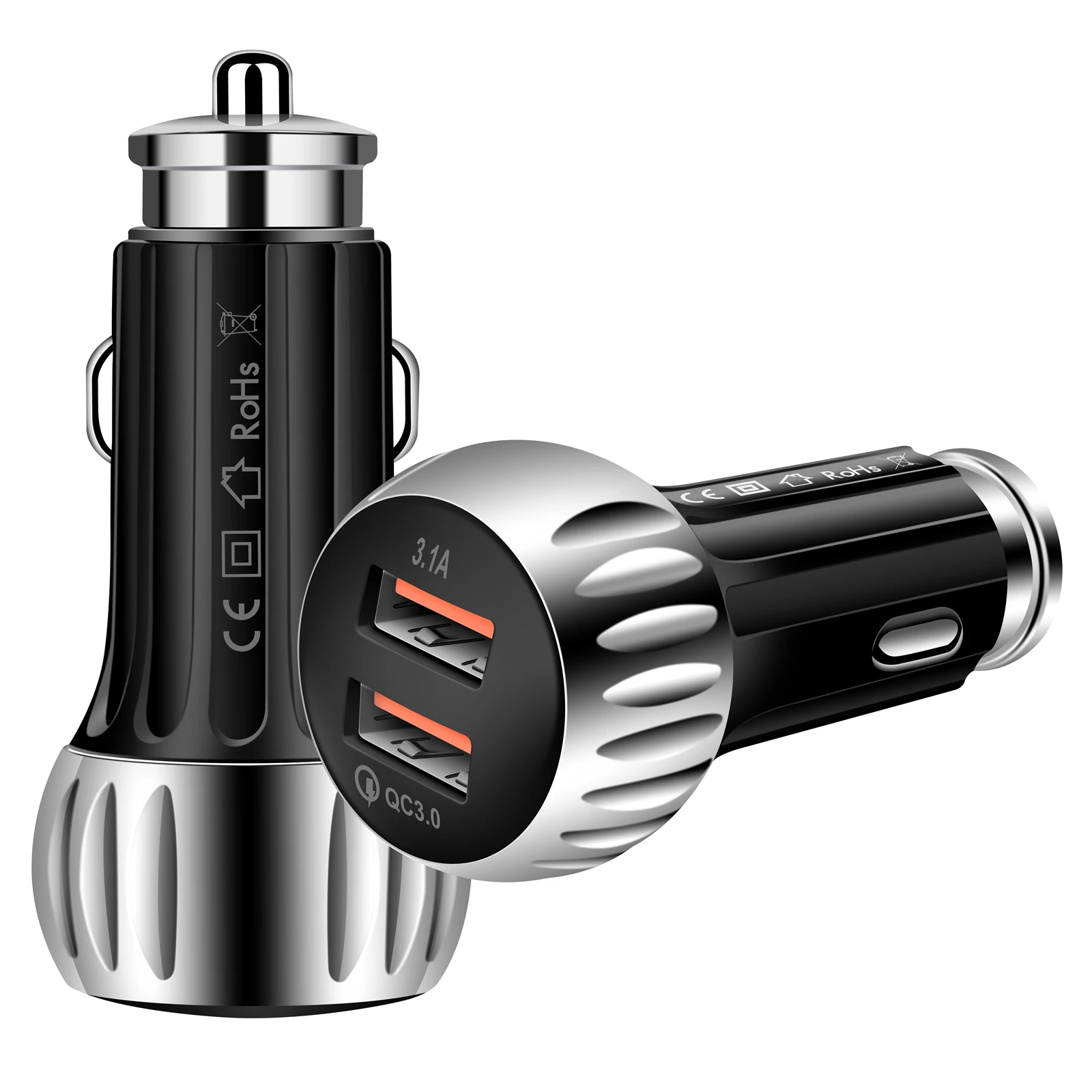 New Arrival 40W Dual Port QC 3.0 Universal Mini USB A Phone Charger QC Fast Charge Car Quick Charger
New Arrival 40W Dual Port QC 3.0 Universal Mini USB A Phone Charger QC Fast Charge Car Quick Charger