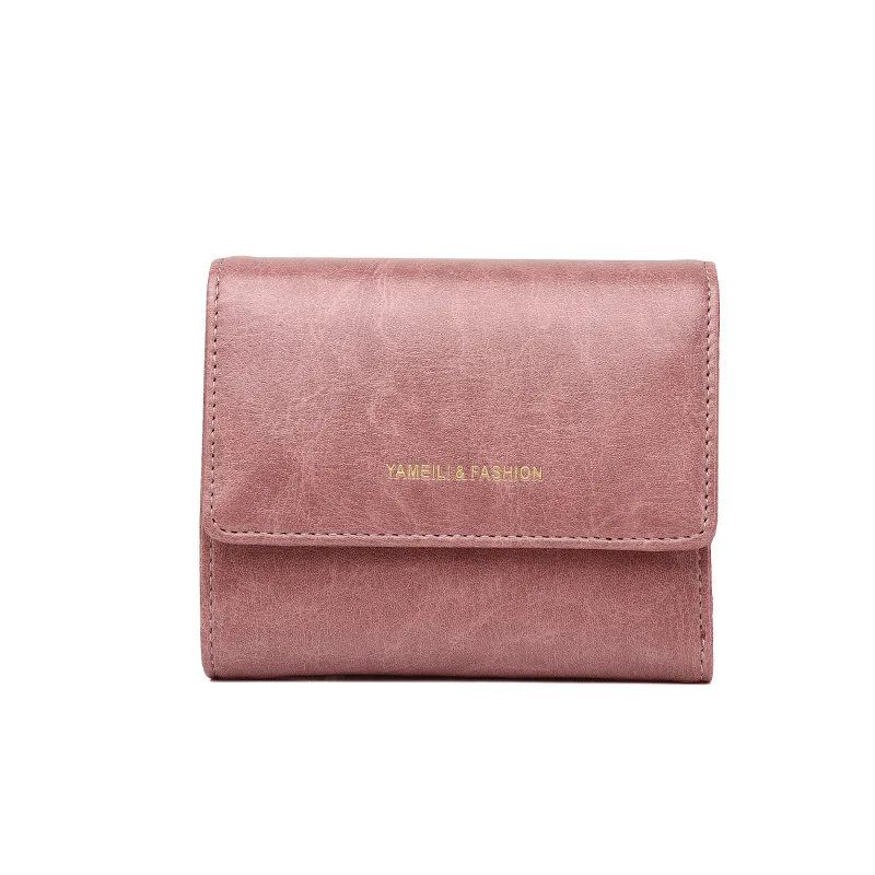 New style short wallet women oil wax leather retro coin purse woman small wallet 2021, Customized
New style short wallet women oil wax leather retro coin purse woman small wallet 2021, Customized