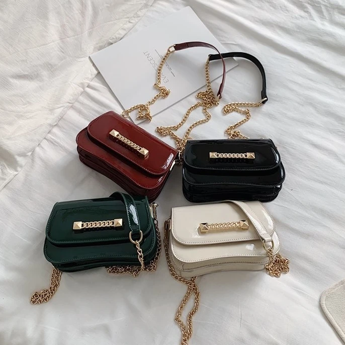 2021 Luxury Design Patent Crossbody Purse Square Leather Bag Chain Lady Purses Women Mini Handbags
2021 Luxury Design Patent Crossbody Purse Square Leather Bag Chain Lady Purses Women Mini Handbags