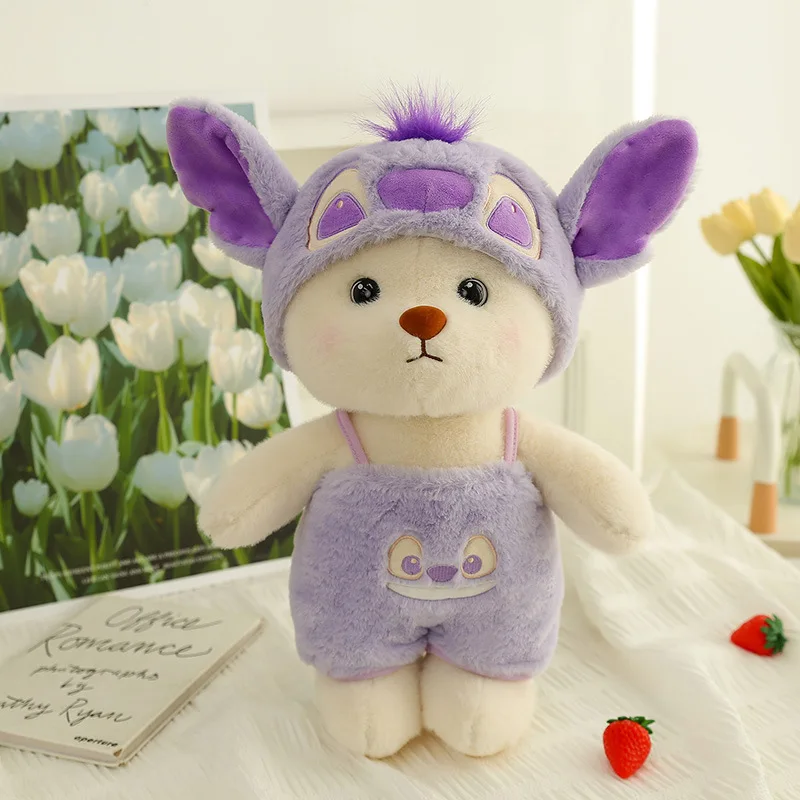 

The latest cute cross-dressing teddy bear kid's plush toys soft and comfortable cuddle kitty bear doll