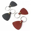 Cheap Key Tag Chain Wholesale Design Custom Shape Real Genuine Leather Keychains for Decoration