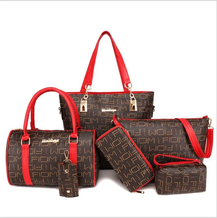 new fashion European and American pu handbags 6pcs set bags women's handbags set, 6colors
new fashion European and American pu handbags 6pcs set bags women's handbags set, 6colors