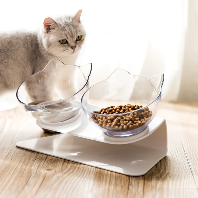 New Elevated Cat Bowl Double Non-Slip Removable Portable Cat Food Bowl Pet Cat Bowl, White
New Elevated Cat Bowl Double Non-Slip Removable Portable Cat Food Bowl Pet Cat Bowl, White