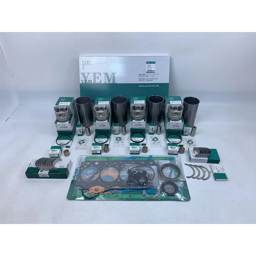 1HZ Engine Rebuilding Kit With Cylinder Gasket Set Bearings Piston Rings Liner For Car Engine