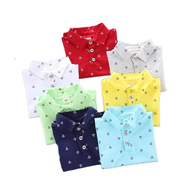Children kids baby boys summer t shirts with print short sleeve fashion polo shirt hot sale
Children kids baby boys summer t shirts with print short sleeve fashion polo shirt hot sale