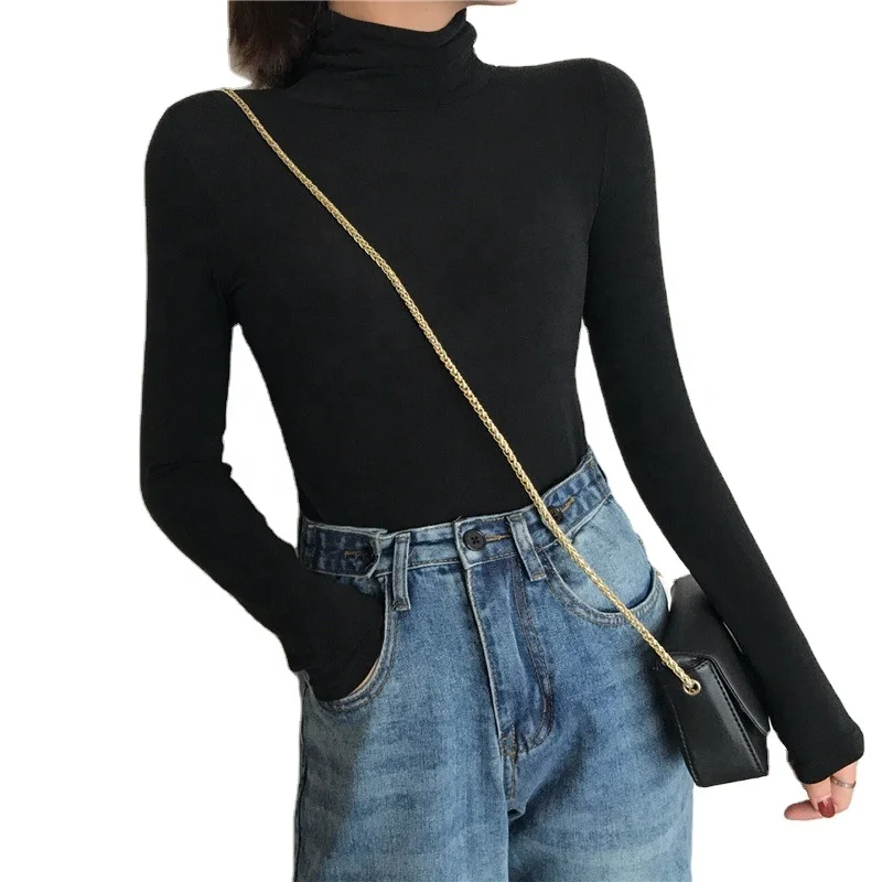 Women's solid-color long-sleeved T-Shirt for Spring/Autumn 2021 Women's T-Shirt base top candy color top
Women's solid-color long-sleeved T-Shirt for Spring/Autumn 2021 Women's T-Shirt base top candy color top