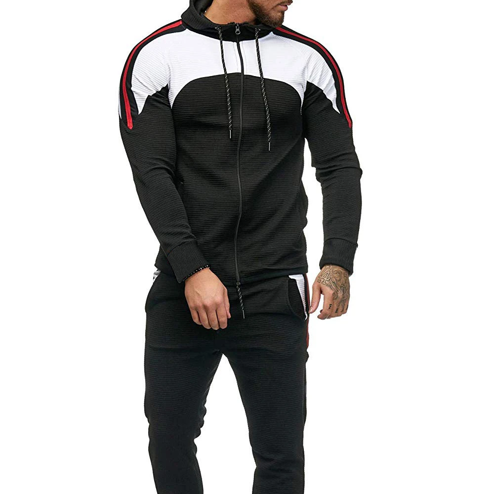 High Quality Custom Logo Men Two Piece Suits Zipper Tracksuit Hoodie Men sweatsuit Sets
High Quality Custom Logo Men Two Piece Suits Zipper Tracksuit Hoodie Men sweatsuit Sets