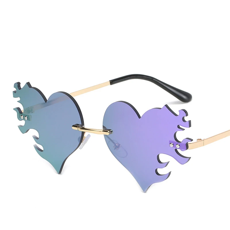 2022 Hot Sale Fashion Rimless Metal Love Party Sunglasses Women Heart Shape Beach Love Rose Heart Candy Color Sunglasses
2022 Hot Sale Fashion Rimless Metal Love Party Sunglasses Women Heart Shape Beach Love Rose Heart Candy Color Sunglasses