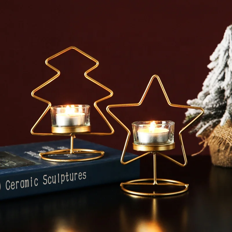 Metal gold glass nordic candle stand candle holder for home living room decor Christmas decoration gift 
Metal gold glass nordic candle stand candle holder for home living room decor Christmas decoration gift