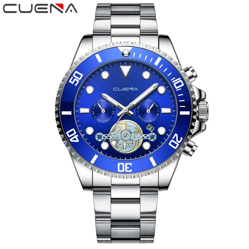 CUENA direct Factory 2022 3bar waterproof all Stainless Steel luminous Quartz hand wach for men Herrenuhr, 10 colors
CUENA direct Factory 2022 3bar waterproof all Stainless Steel luminous Quartz hand wach for men Herrenuhr, 10 colors