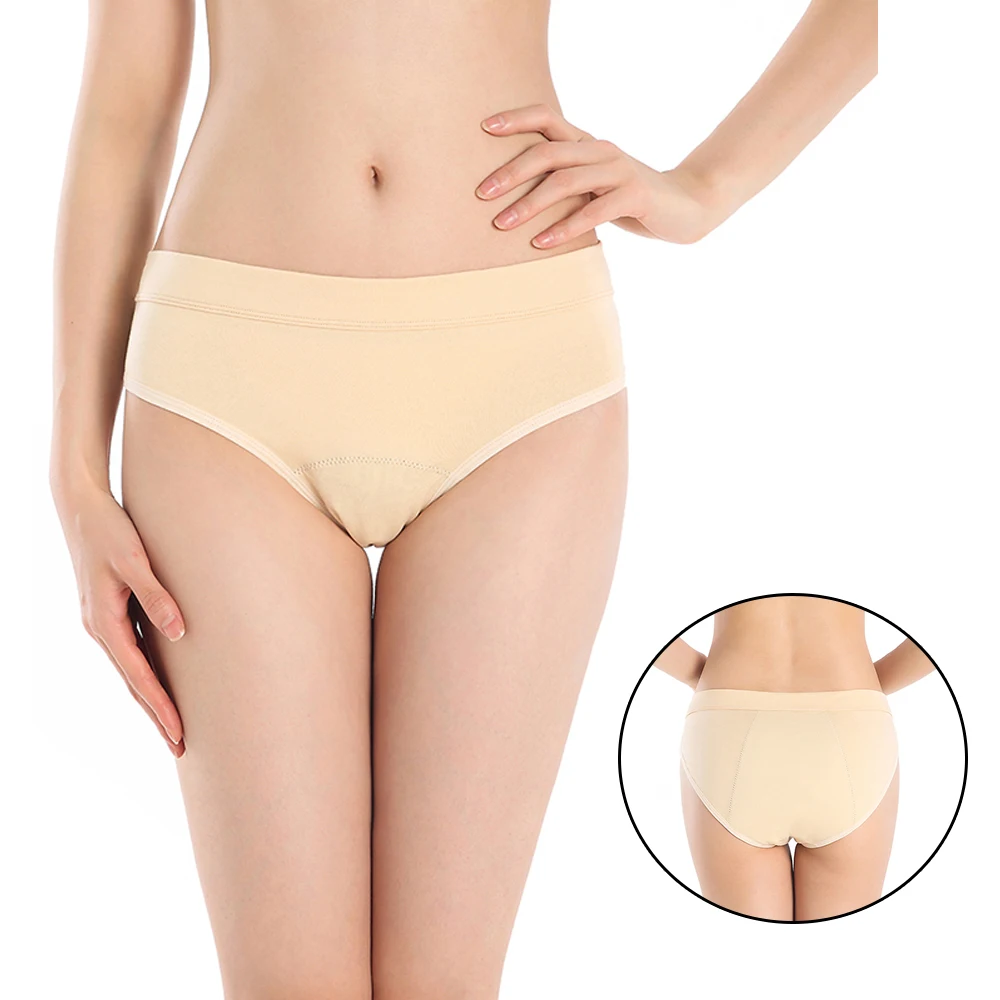 Organic cotton plus size leakproof women sexy briefs underwear menstrual period panties
Organic cotton plus size leakproof women sexy briefs underwear menstrual period panties