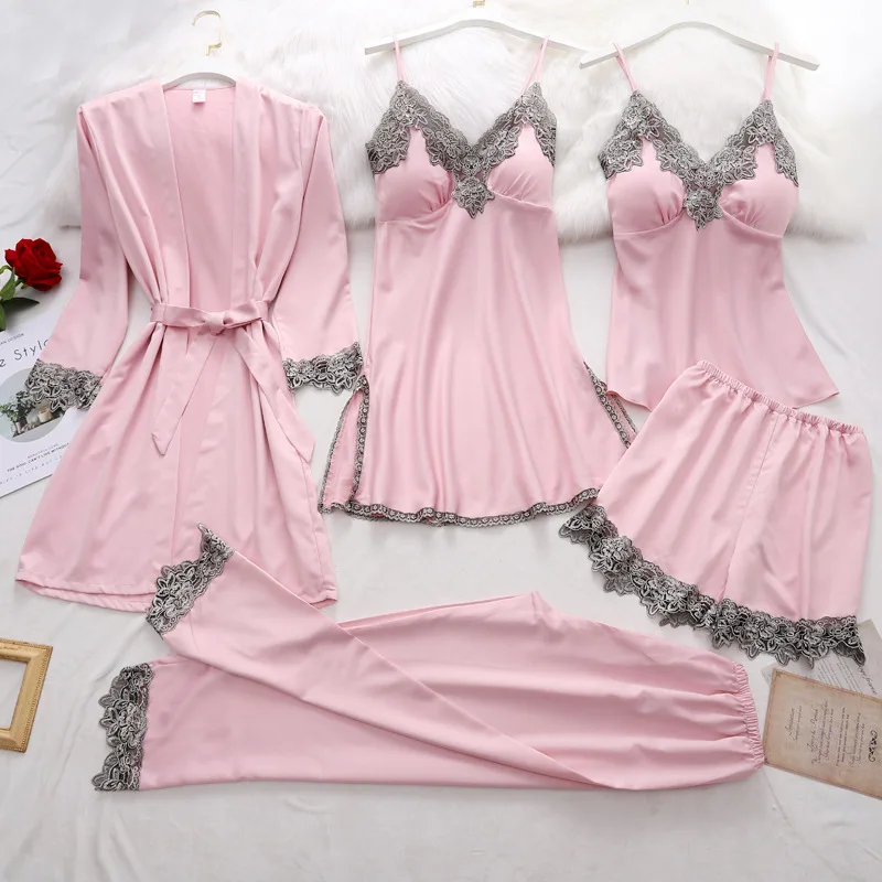 Hot Sale Women Sleepwear With Lace Fashion Pajamas For Women Temperament Pijamas Mujer
Hot Sale Women Sleepwear With Lace Fashion Pajamas For Women Temperament Pijamas Mujer