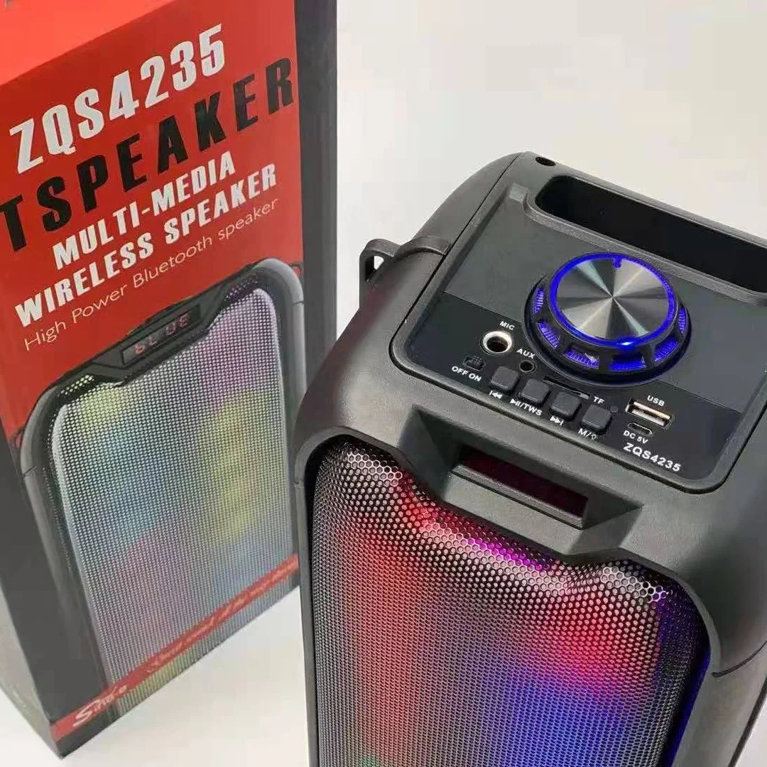 Portable Wireless BT Speakers 7 LED Lights Patterns Wireless Speaker V5.0 Hi-Fi Bass Powerful Sound Built-in Microphone
Portable Wireless BT Speakers 7 LED Lights Patterns Wireless Speaker V5.0 Hi-Fi Bass Powerful Sound Built-in Microphone