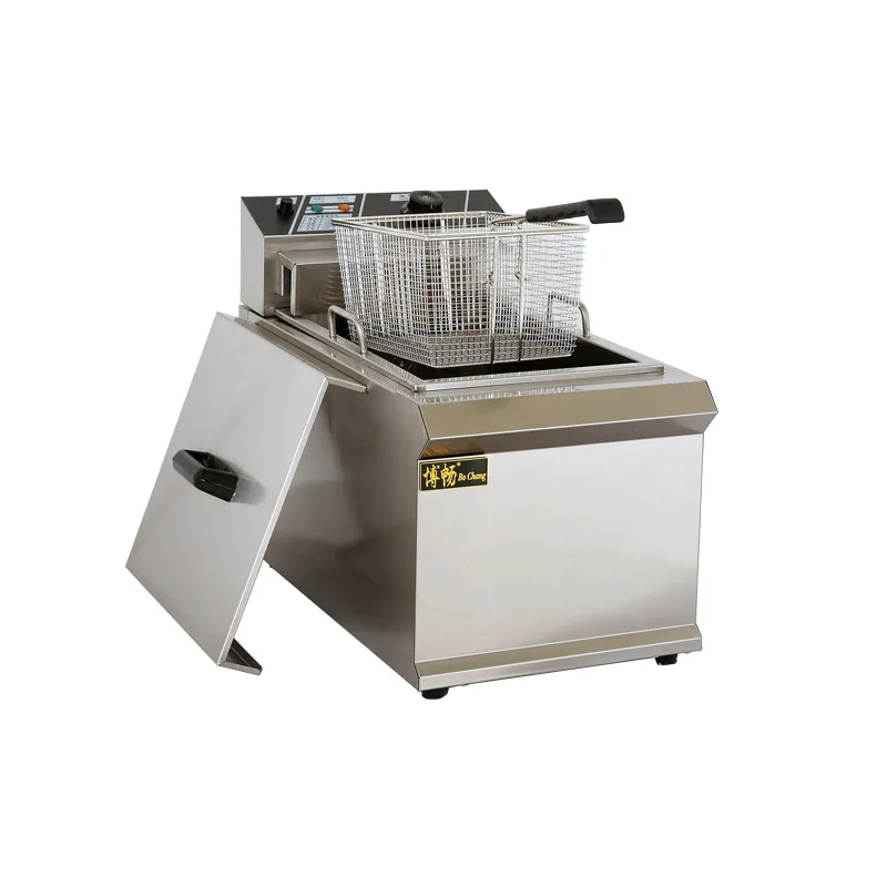 Hot sale commercial 1 tank 15L stainless steel high efficient electric deep fryer with temperature control
Hot sale commercial 1 tank 15L stainless steel high efficient electric deep fryer with temperature control