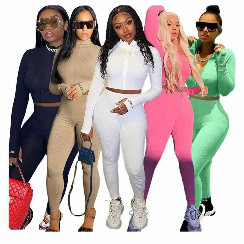High Quality Fall Long Sleeve Suits Tracksuit Outfits Sexy Yoga Joggers Two Piece Women Clothing Sets, Picture color
High Quality Fall Long Sleeve Suits Tracksuit Outfits Sexy Yoga Joggers Two Piece Women Clothing Sets, Picture color