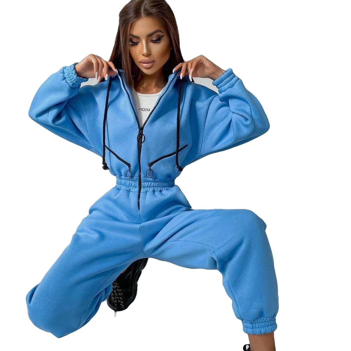 Winter Fall 2021 Fashion Trendy Women Clothes Hoodie Jumpsuits Women 2021 Women Jumpsuits And Rompers Bodycon Jumpsuit
Winter Fall 2021 Fashion Trendy Women Clothes Hoodie Jumpsuits Women 2021 Women Jumpsuits And Rompers Bodycon Jumpsuit
