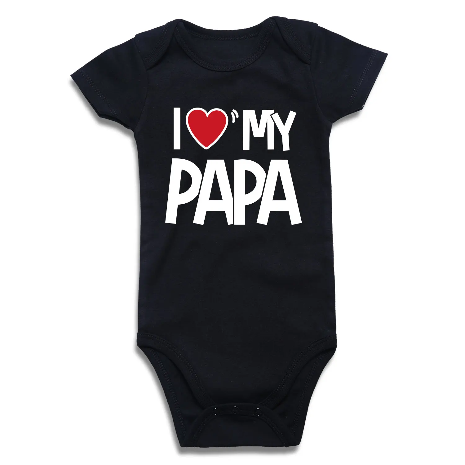 Baby Amazon custom Black baby bodysuit solid color 100 cotton I love my Papa baby clothes
Baby Amazon custom Black baby bodysuit solid color 100 cotton I love my Papa baby clothes