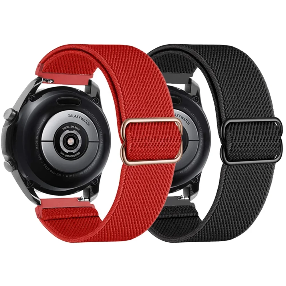 Lianmi 20mm 22mm Strap For Samsung Galaxy Watch 3 Active 2 46mm 42mm Gear S3 Adjustable Elastic Nylon Bracelet, Multi colors/as the picture shows
Lianmi 20mm 22mm Strap For Samsung Galaxy Watch 3 Active 2 46mm 42mm Gear S3 Adjustable Elastic Nylon Bracelet, Multi colors/as the picture shows