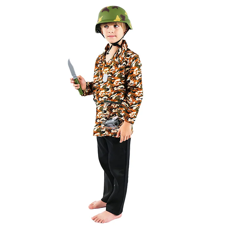 Halloween dress up party costume anime children's day dance performance for army dress up uniforms professional role playing
Halloween dress up party costume anime children's day dance performance for army dress up uniforms professional role playing