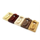 OEM Wedding Gift Wooden USB Flash Drive with Box Pendrive Memory Stick 4GB 8GB 16GB