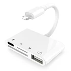 patent item Light-ning OTG camera reader to USB sd card small sd card light-ning charging port for Iphone 11 xs xs max XR 8 7
