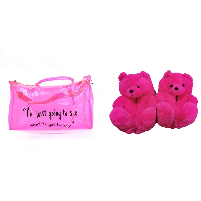 House Shoes For Women Girls Custom Bedroom Animal Plush Teddy Bear Slippers 
House Shoes For Women Girls Custom Bedroom Animal Plush Teddy Bear Slippers