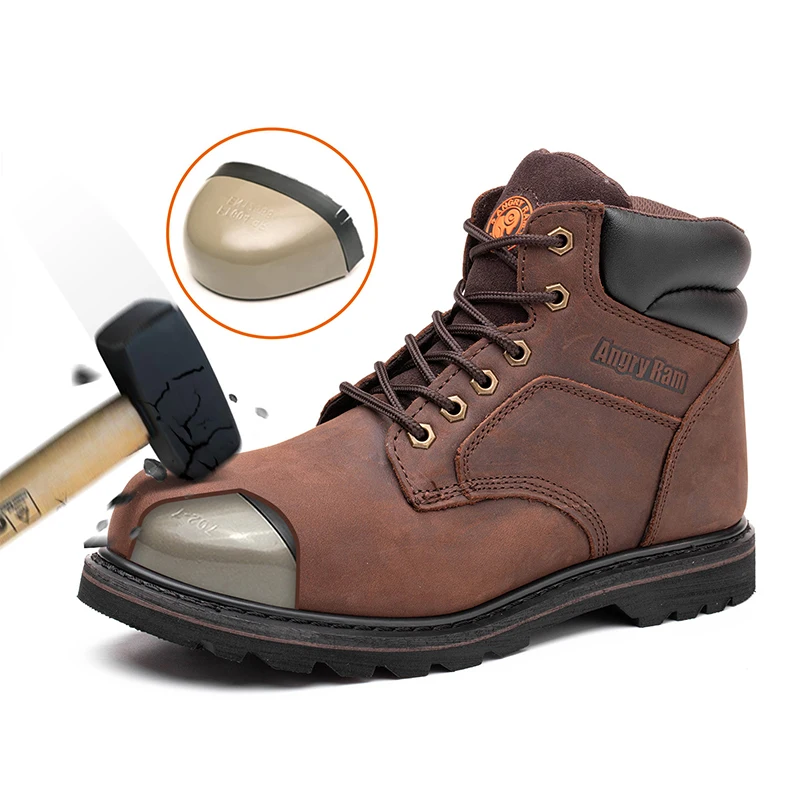RTS leather industrial security construction safety shoes extra wide steel toe woodland work boots
RTS leather industrial security construction safety shoes extra wide steel toe woodland work boots