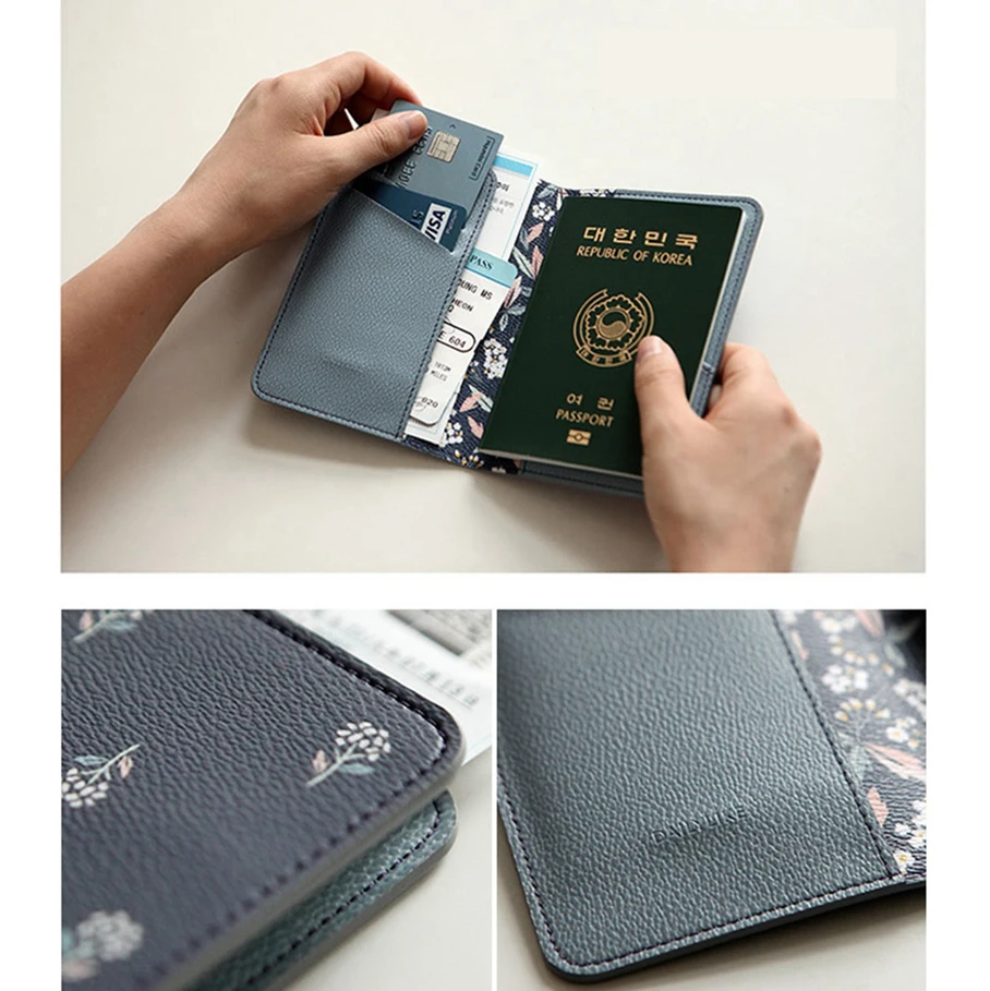 product-GF bags-Flamingo Passport Covers Travel Accessories Creative PU Leather ID Bank Card Bag Men-1