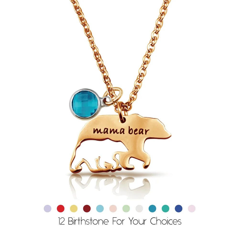 HongTong Mother Bear Stainless Steel Jewelry 12 Color Glass Pendant Choosing Necklace, Picture
HongTong Mother Bear Stainless Steel Jewelry 12 Color Glass Pendant Choosing Necklace, Picture
