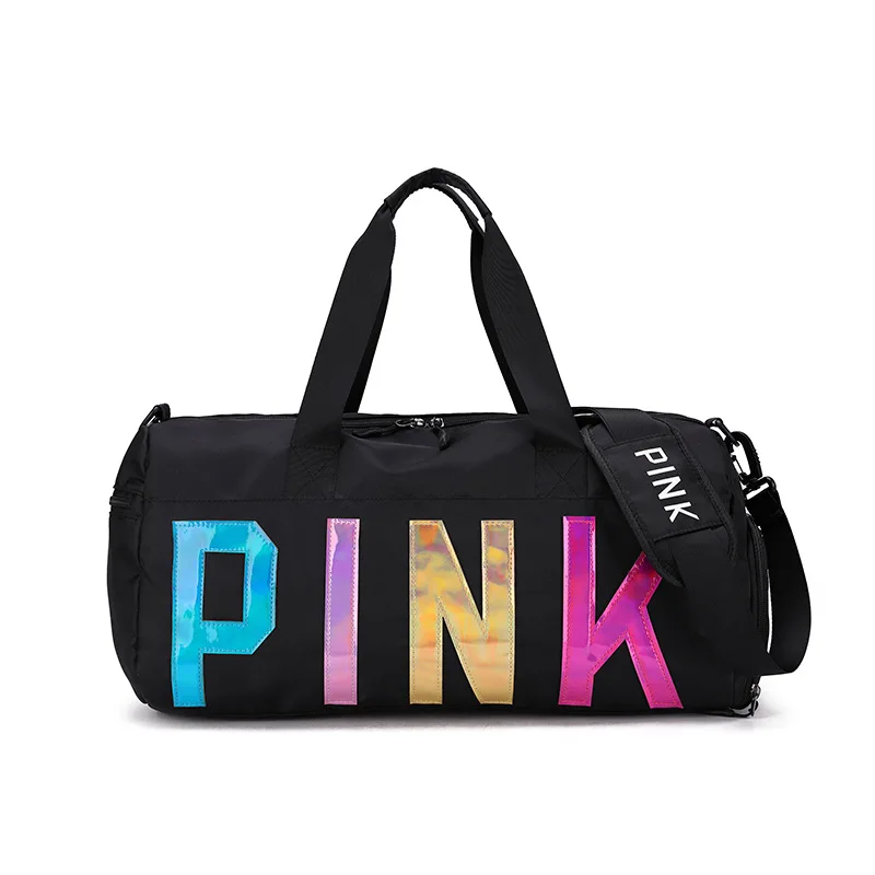 Pink duffle outdoor travelling bag fashion spend the night bags clear women sports gym yoga bags, Customized color
Pink duffle outdoor travelling bag fashion spend the night bags clear women sports gym yoga bags, Customized color