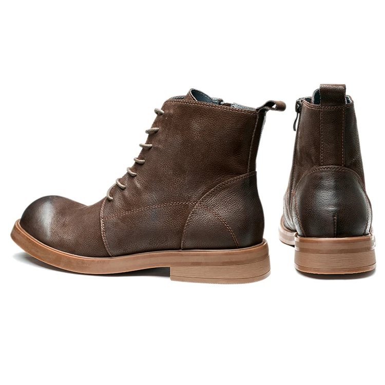 New product factory supplier customized Roman boots EVA leather + rubber men's leather boots, Brown
New product factory supplier customized Roman boots EVA leather + rubber men's leather boots, Brown