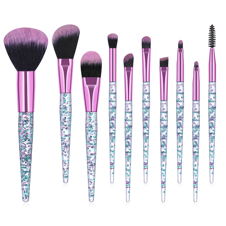 10pcs Professional makeup brushes set cosmetic brush beauty tool kits for Foundation makeup brush set professional, As pictures
10pcs Professional makeup brushes set cosmetic brush beauty tool kits for Foundation makeup brush set professional, As pictures