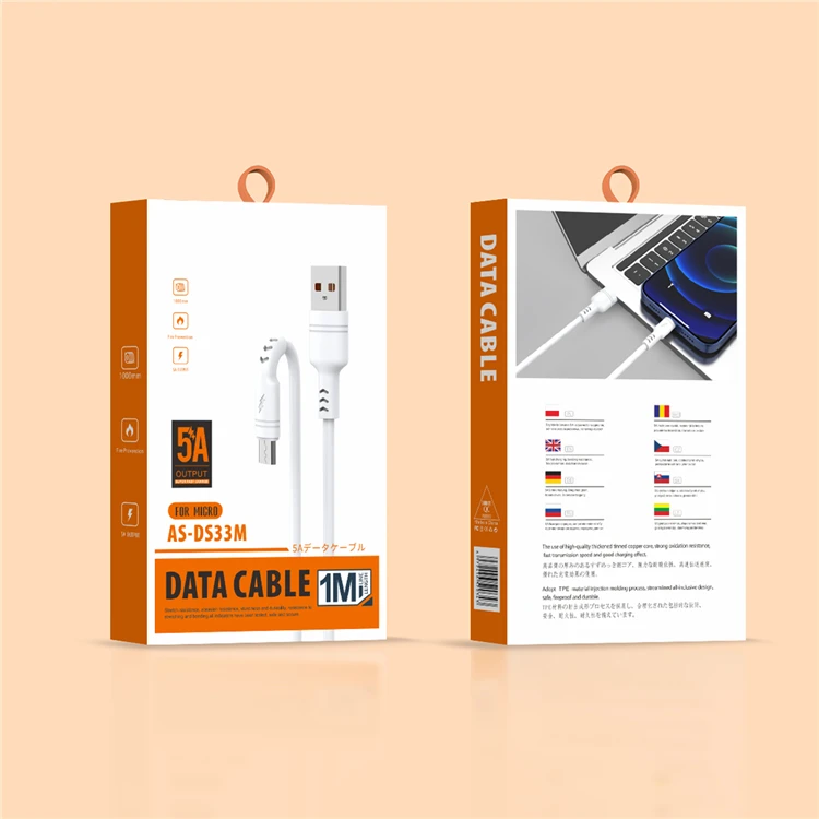 Abodos Brand 5A Fast Charge 1m USB Data Cable for Micro for Mobile Phone Power Bank Computer Video, White,black
Abodos Brand 5A Fast Charge 1m USB Data Cable for Micro for Mobile Phone Power Bank Computer Video, White,black