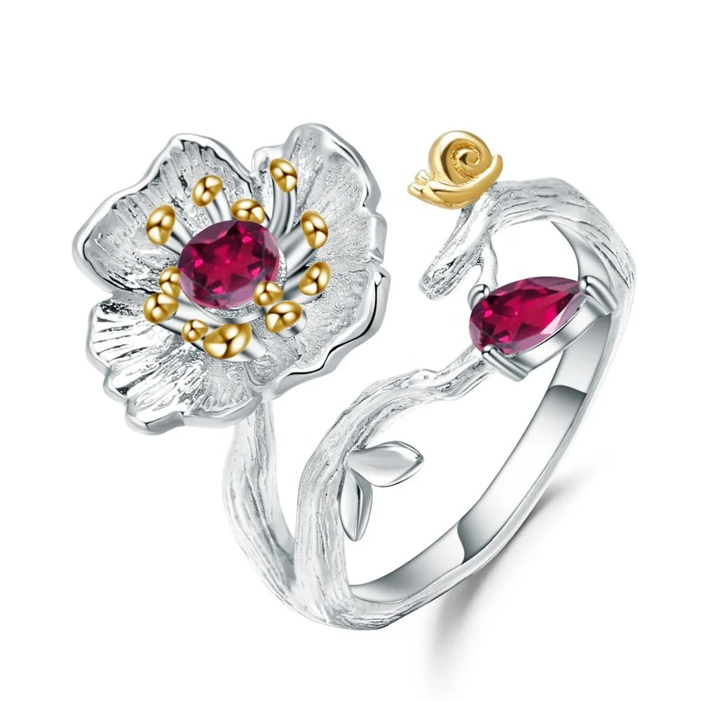 Abiding Natural Rhodolite Garnet Handmade Fashion Jewelry 925 Sterling Silver Flower Rings Women Wedding
Abiding Natural Rhodolite Garnet Handmade Fashion Jewelry 925 Sterling Silver Flower Rings Women Wedding