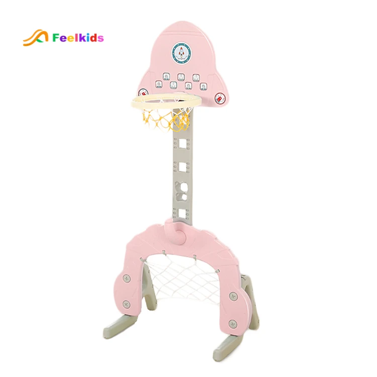 Plastic small indoor adjustable baby stand basketball hoop for kids, Pink/turquoise
Plastic small indoor adjustable baby stand basketball hoop for kids, Pink/turquoise