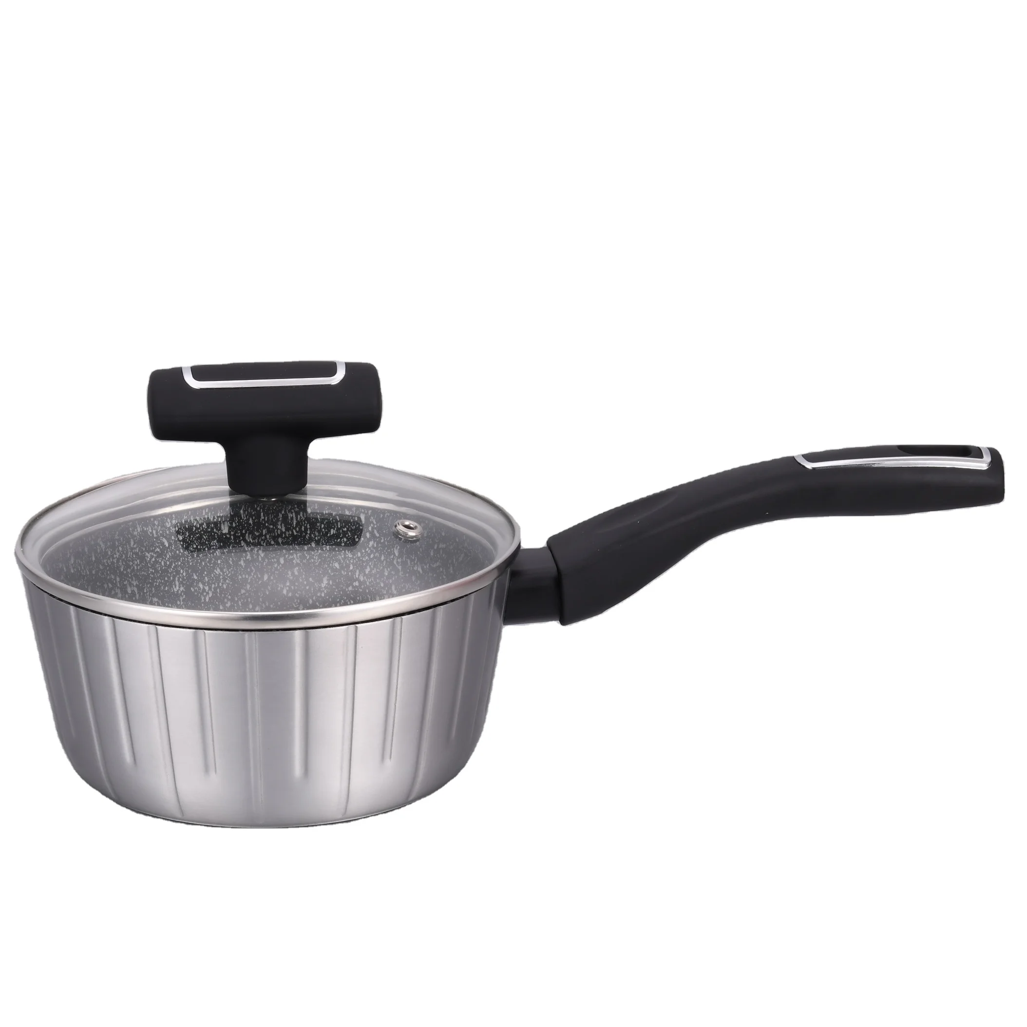 Aluminum Alloy milk pot Chinese pots and pans non-stick pan double-layer aluminum alloy sauce pan, Silver
Aluminum Alloy milk pot Chinese pots and pans non-stick pan double-layer aluminum alloy sauce pan, Silver