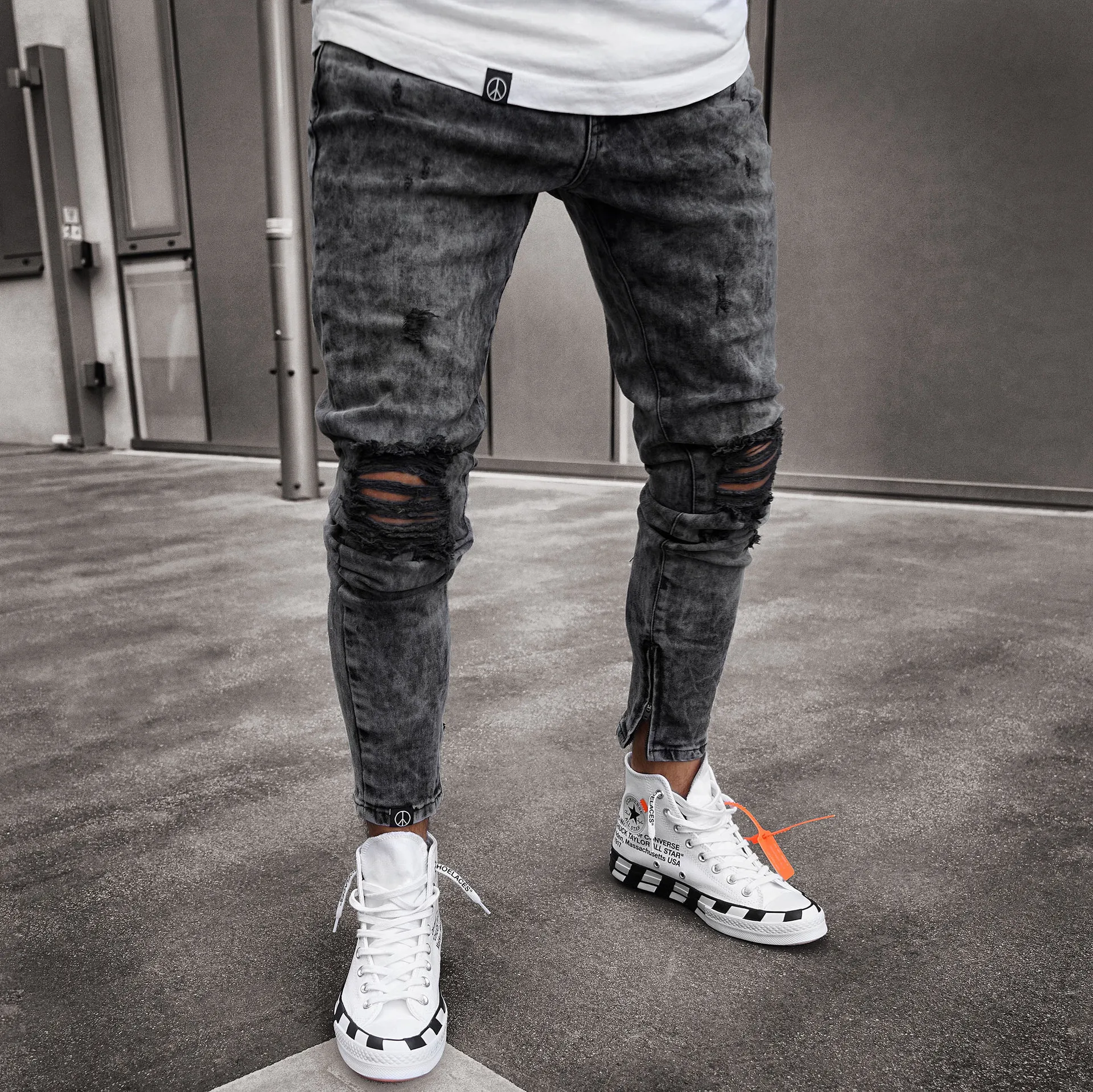 115 Wholesale Men's Elastic Stretch Slim Fit Skinny Ripped Men Jeans elastic Fashion Distressed Pants Men Streetwear Denim Jeans, Blue, black, gray
115 Wholesale Men's Elastic Stretch Slim Fit Skinny Ripped Men Jeans elastic Fashion Distressed Pants Men Streetwear Denim Jeans, Blue, black, gray