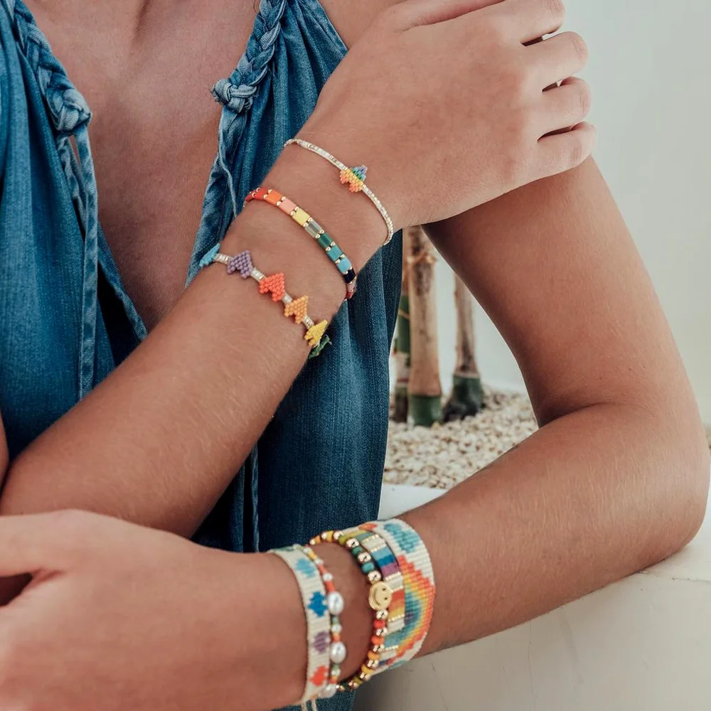 Go2boho Beaded Bracelet Rainbow Boho Jewelry Miyuki Beads Colorful Simle Face Love Heart 2023 New In Summer Beach Gifts For Her
Go2boho Beaded Bracelet Rainbow Boho Jewelry Miyuki Beads Colorful Simle Face Love Heart 2023 New In Summer Beach Gifts For Her