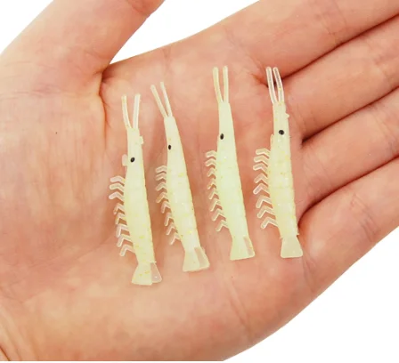 Soft Silicone Shrimp Fishing Lures Small Light Green Freshwater Fishing Shrimp Bait Glow Luminous
Soft Silicone Shrimp Fishing Lures Small Light Green Freshwater Fishing Shrimp Bait Glow Luminous