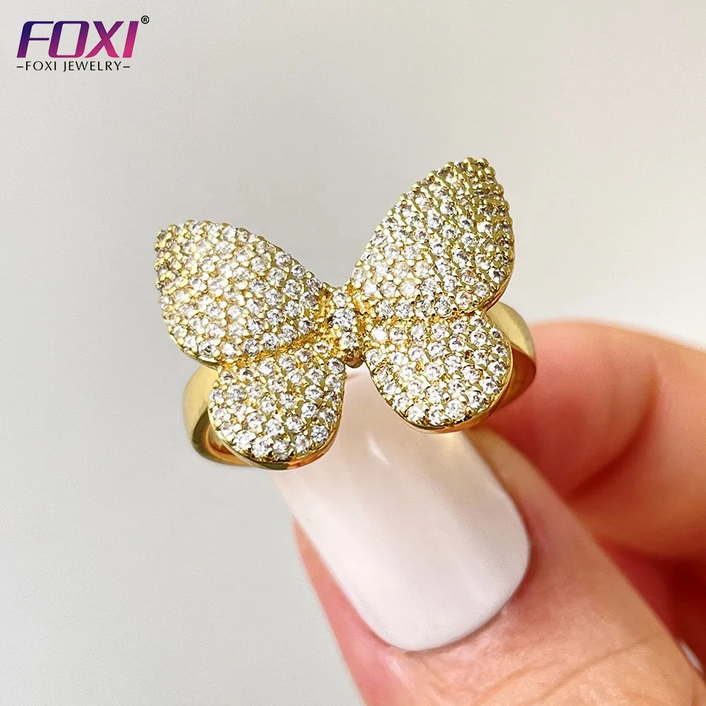Jewelry Ring Stock Wholesale Micro-set Zirconia Women's Fashion Personality Butterfly Rings
Jewelry Ring Stock Wholesale Micro-set Zirconia Women's Fashion Personality Butterfly Rings
