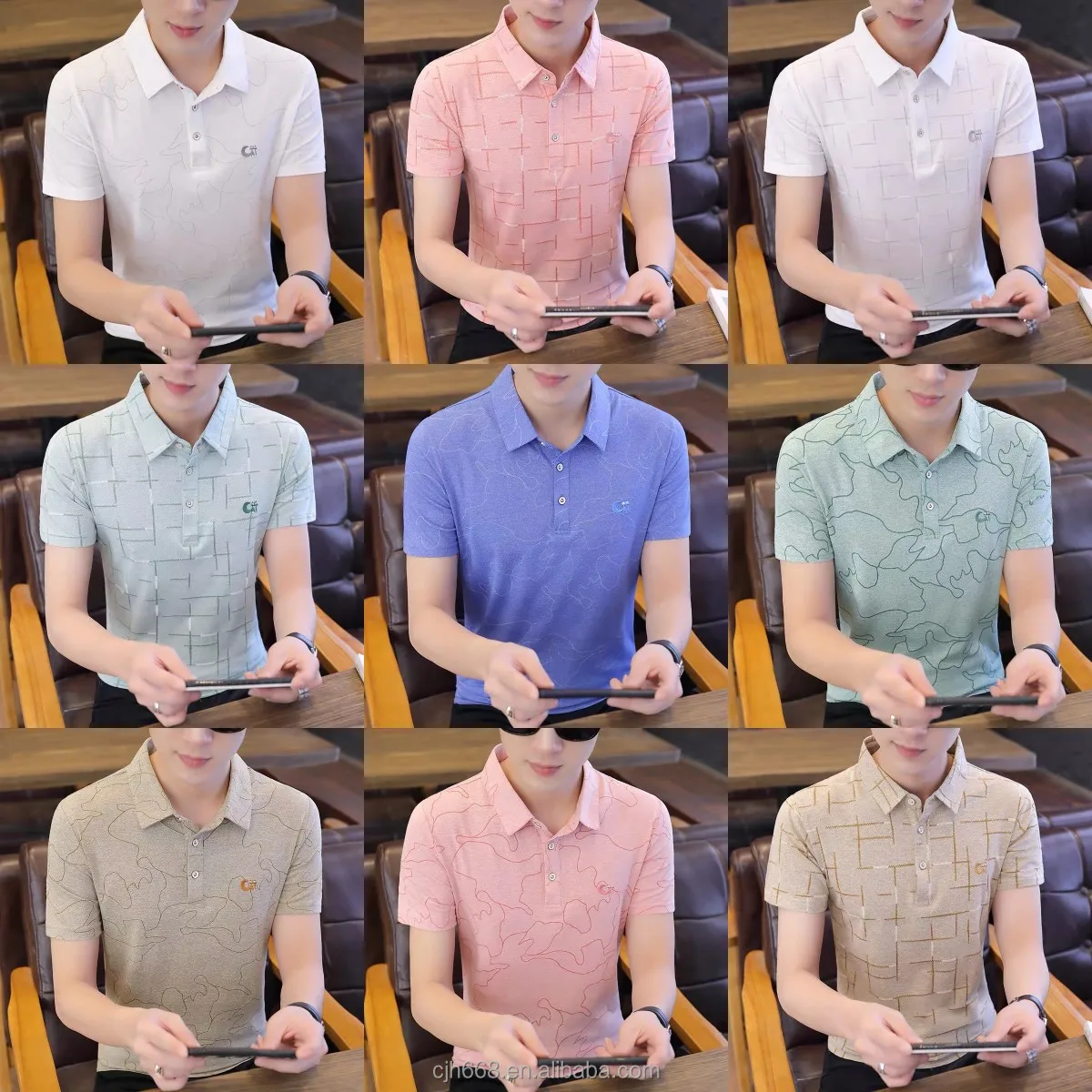 2021 Europe and the United States men's Polo shirt summer short sleeves men's T-shirt work clothes lapel Polo shirt wholesale, Customized color
2021 Europe and the United States men's Polo shirt summer short sleeves men's T-shirt work clothes lapel Polo shirt wholesale, Customized color